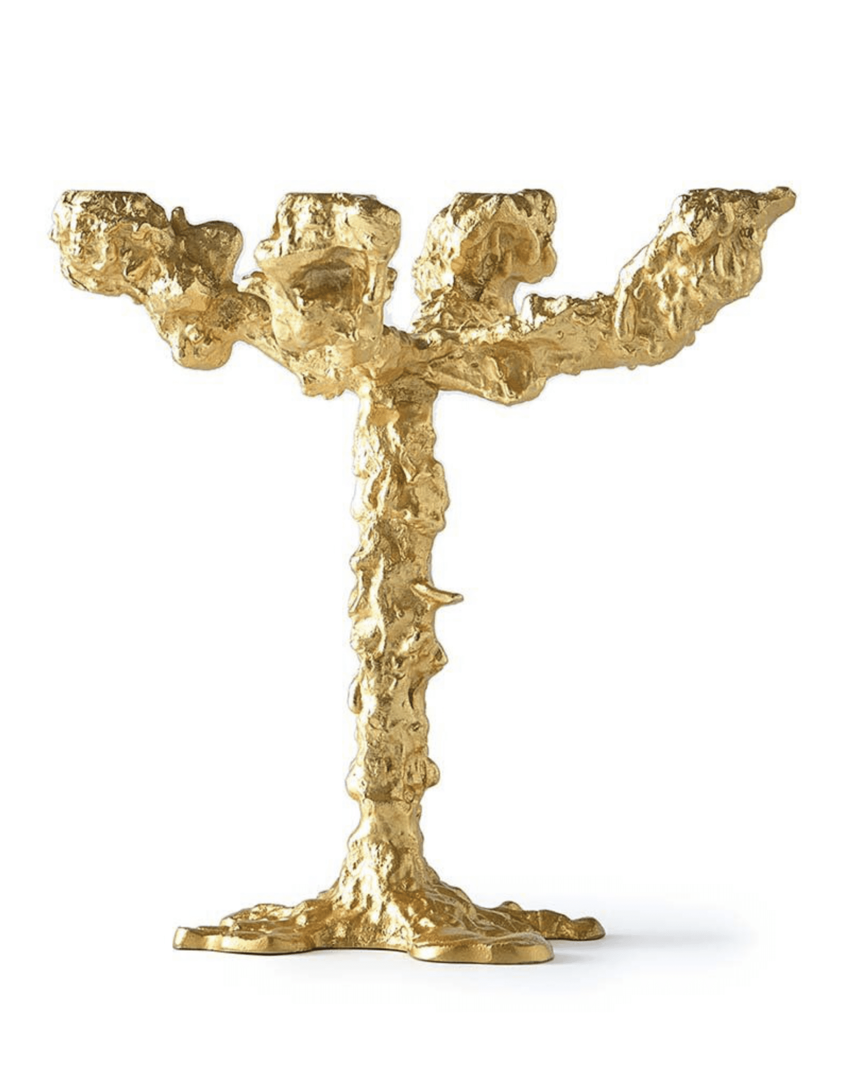 Drip Candleholder in Gold