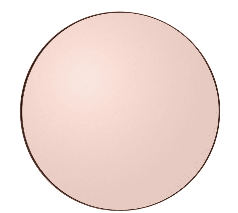 Dramatique Mirror in Rose Gold