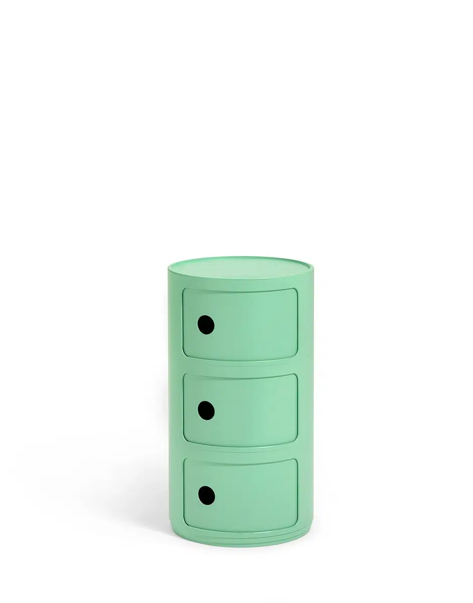 Componibili Bio 3 Modules in Milk Green